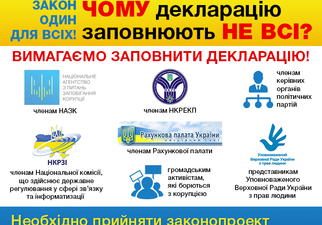 Дерев’янко: Всі активісти-борці з корупцією повинні подавати е-декларації